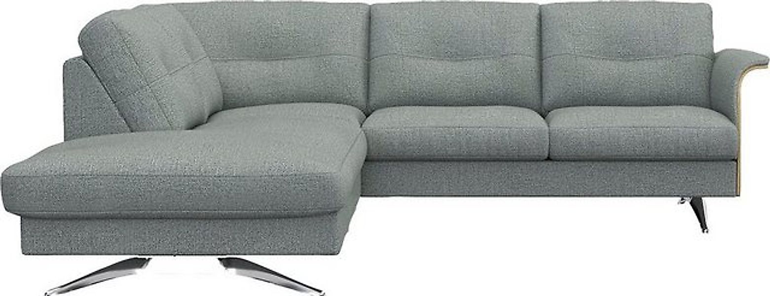 FLEXLUX Ecksofa Glow, super bequem durch hochwertigem Sitzaufbau mit Federk günstig online kaufen