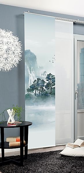 HOME WOHNIDEEN Schiebegardine "VITNAM LINKS" Paneelwagen 1 Stk. tlg. Schieb günstig online kaufen