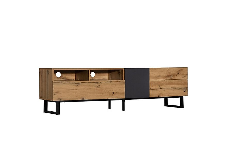 Celya TV-Schrank Moderne Farbe passend Holz Maserung TV Schrank 180cm stabi günstig online kaufen
