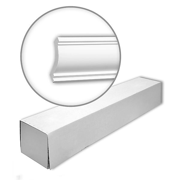 PROFHOME 150215 Eckleisten 1 Karton Set mit 9 Zierleisten 18 m Weiß günstig online kaufen