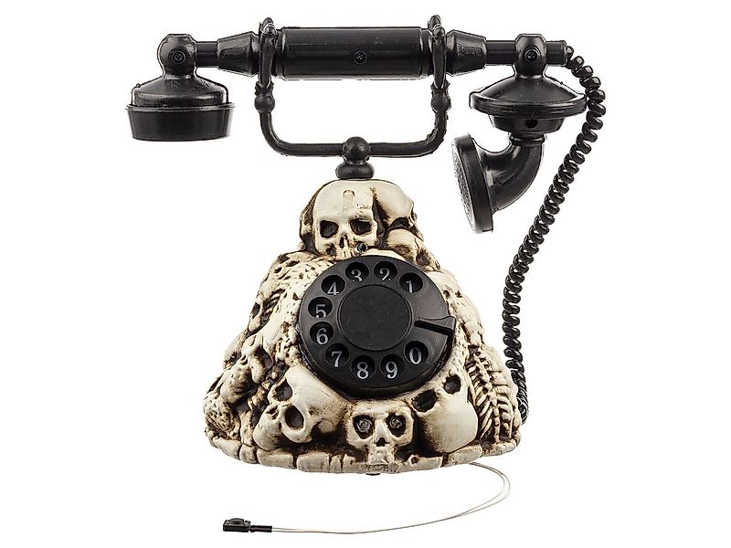 Mel-O-Design Dekofigur 2183 Halloween Deko Horror Telefon mit Sound & LED ( günstig online kaufen