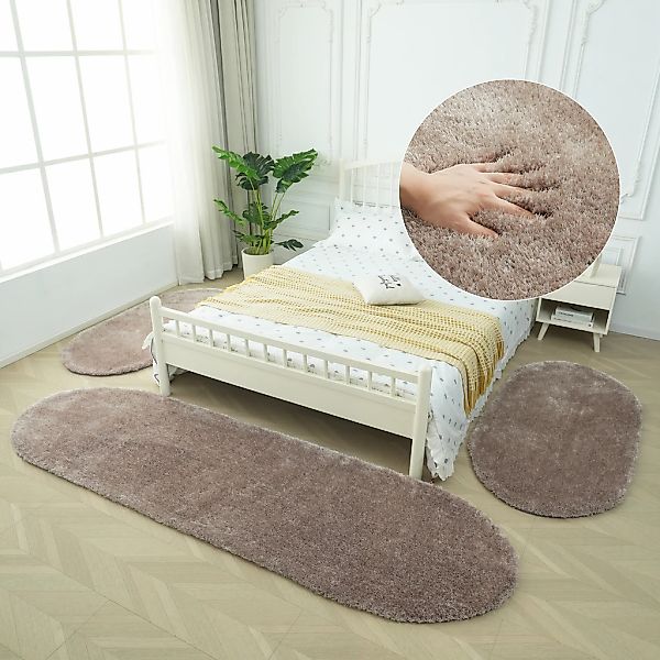Bruno Banani Hochflor-Bettumrandung "Dana Teppich, Kundenliebling" Höhe 30 günstig online kaufen