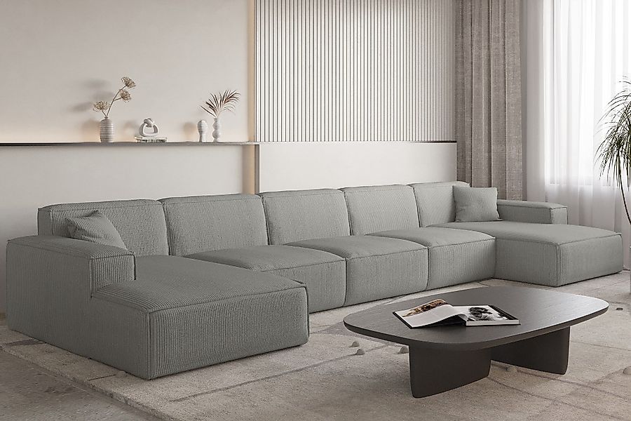 Fun Möbel Wohnlandschaft Sofa U-Form CELES günstig online kaufen