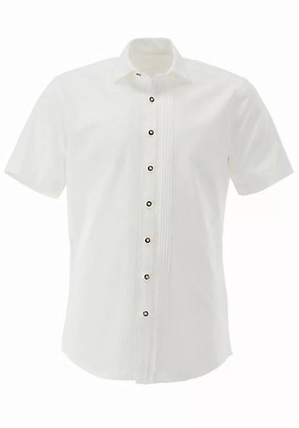 OS-Trachten Trachtenhemd Iwenac Herren Kurzarmhemd mit 2x5 Biesen günstig online kaufen