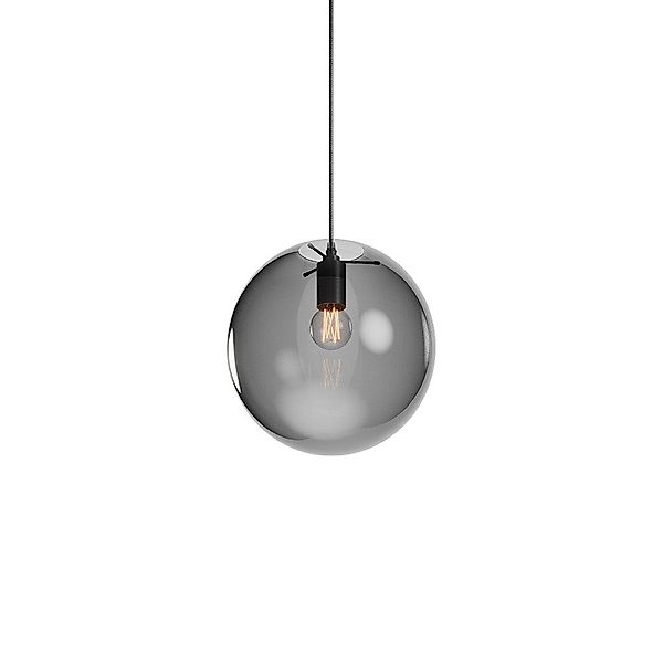 s.luce Pendelleuchte Hängeleuchte Orb Glaskugel Schwarz, günstig online kaufen
