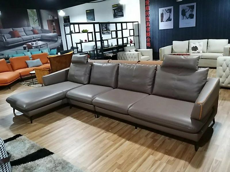 JVmoebel Ecksofa Ecksofa Eckcouch Sofa Polster Ecke Couch Leder, Made in Eu günstig online kaufen