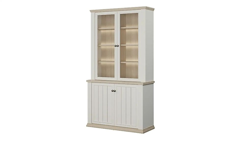 Vitrine  Countryside ¦ weiß ¦ Maße (cm): B: 109,1 H: 202,1 T: 43.3 Schränke günstig online kaufen