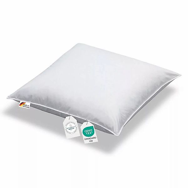 Extra dickes Kopfkissen 2000g 100% neue sibirische Federn 80x80 fest günstig online kaufen