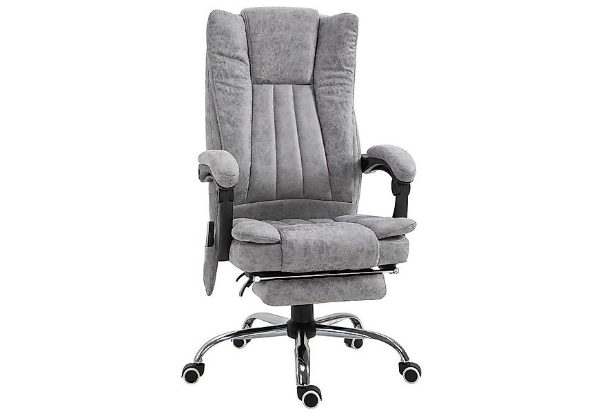 HOMCOM Schreibtischstuhl Bürostuhl mit Massage und Heizfunktion günstig online kaufen