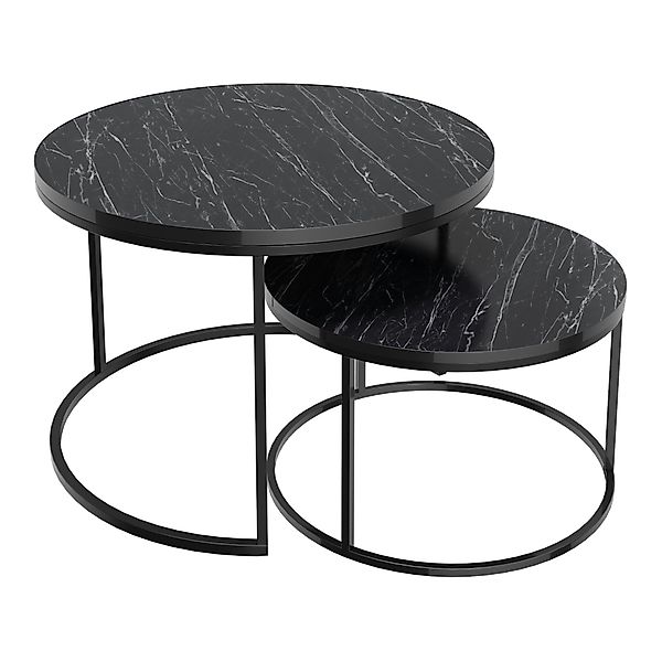 en.casa Couchtisch, »Skagen« Beistelltisch im 2er günstig online kaufen