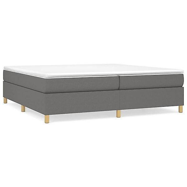 vidaXL Boxspringbett Dunkelgrau 200x200 cm Stoff1389396 günstig online kaufen