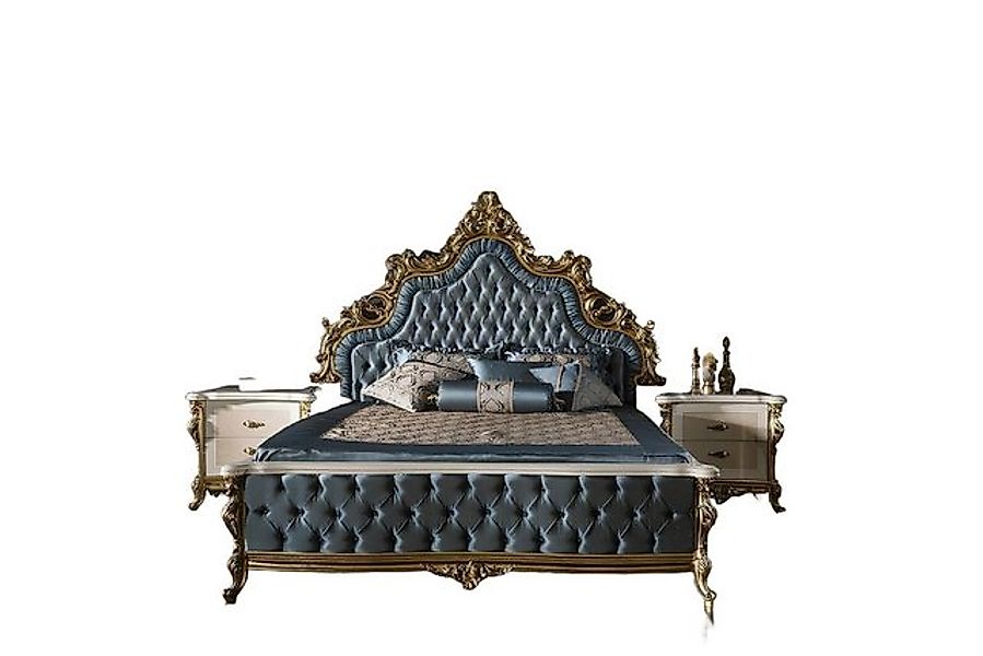 JVmoebel Bett Luxus Doppel Bett Chesterfield Barock Betten Schlafzimmer Möb günstig online kaufen