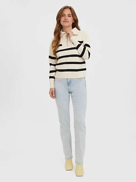 Vero Moda Damen Pullover VMSABA STRIPE HIGHNECK günstig online kaufen