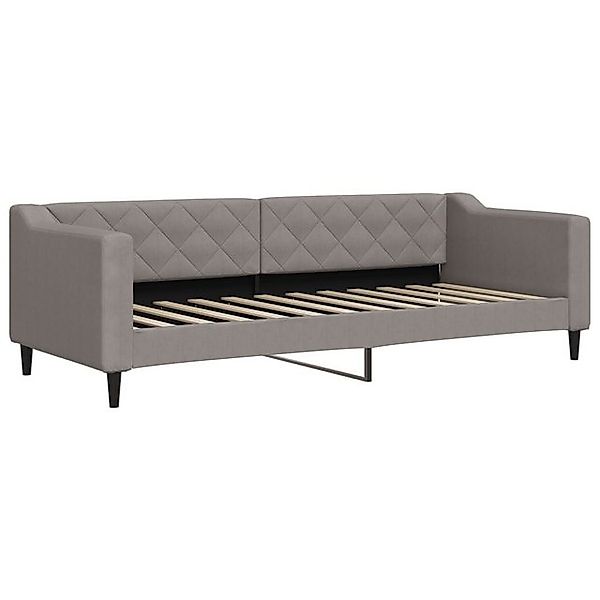 vidaXL Bett, Tagesbett Taupe 80x200 cm Stoff günstig online kaufen