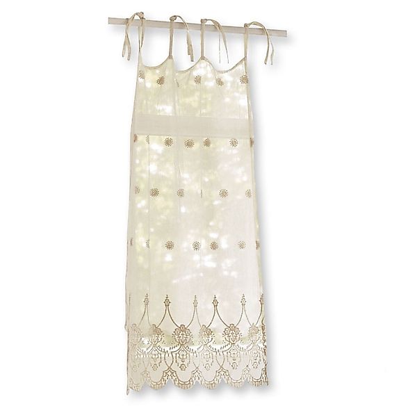Mirabeau Scheibengardine Scheibengardine Vilriour beige/weiß günstig online kaufen