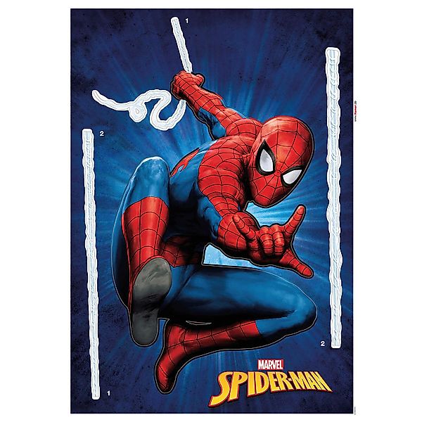 Komar Wandtattoo "Spider-Man - Größe 50 x 70 cm", (3 St.), selbstklebend, W günstig online kaufen