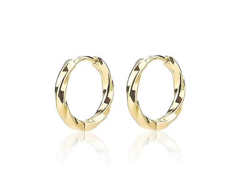 KARMA Paar Creolen Creolen Edelstahl Silber oder Gold Damencreolen Damenohr günstig online kaufen