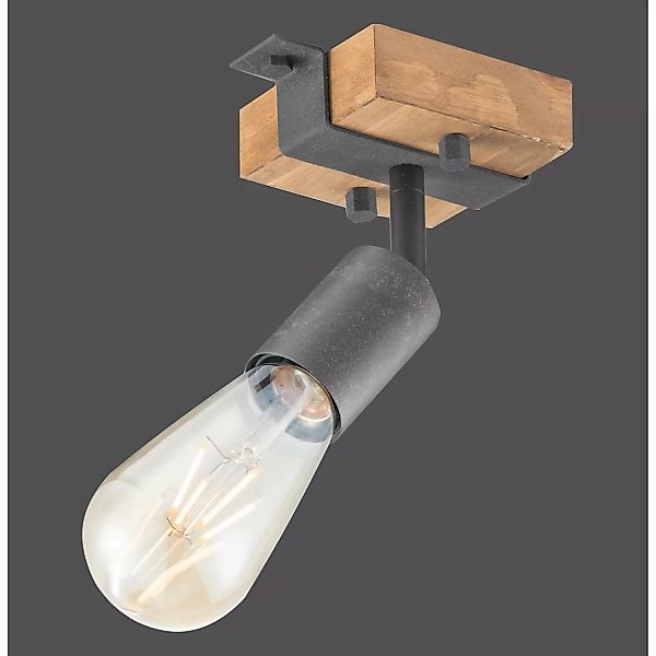 Just Light. Wand- und Deckenleuchte Slat Holz Natur 14,5 x 12 cm günstig online kaufen