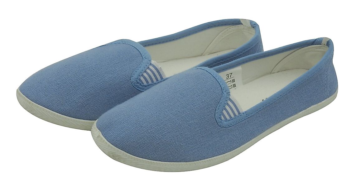 dynamic24 Slipper Damen Canvas Sneaker Slip günstig online kaufen