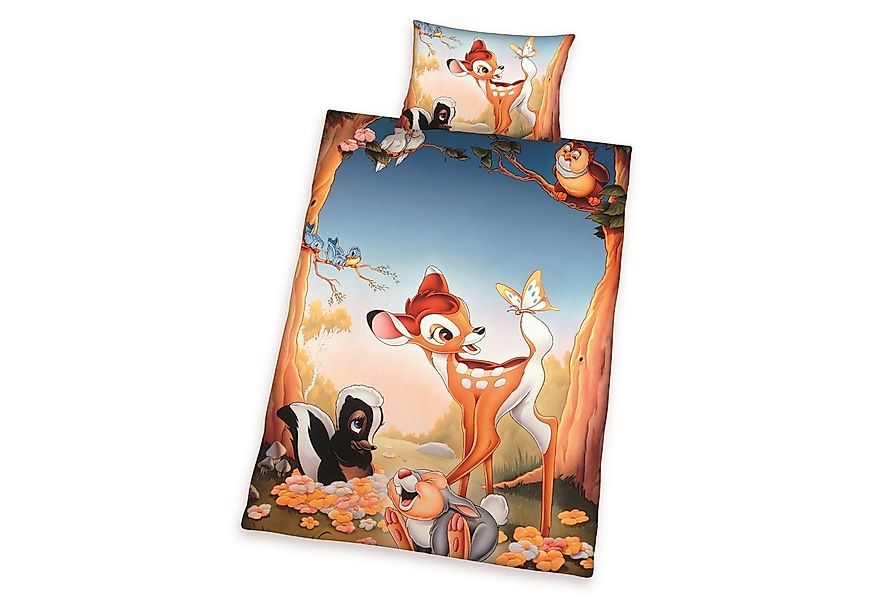 Herding Babybettwäsche Baby Bettwäsche Disney Bambi und Klopfer 100 x 135 c günstig online kaufen