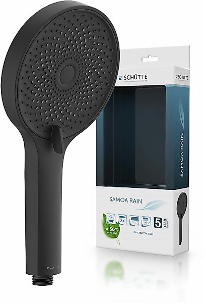 Schütte Handbrause "RAVEN" Set, 3-fach verstellbar, Antikalk, wassersparend günstig online kaufen