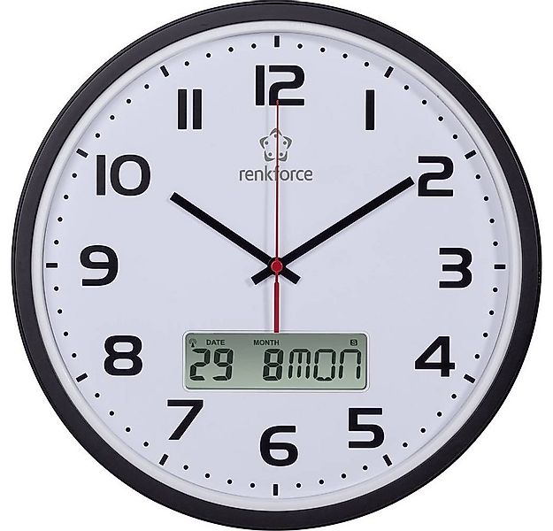 Renkforce Wanduhr Funk-Wanduhr HD-WRCL135 günstig online kaufen