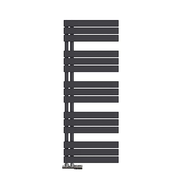 Emke Badheizkörper 130x50cm 695W Anthrazit Handtuchwärmer für Badezimmer Ha günstig online kaufen