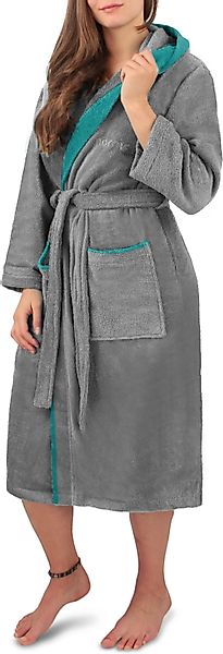 normani Damenbademantel Damen Wellness-Bademantel aus 100% günstig online kaufen