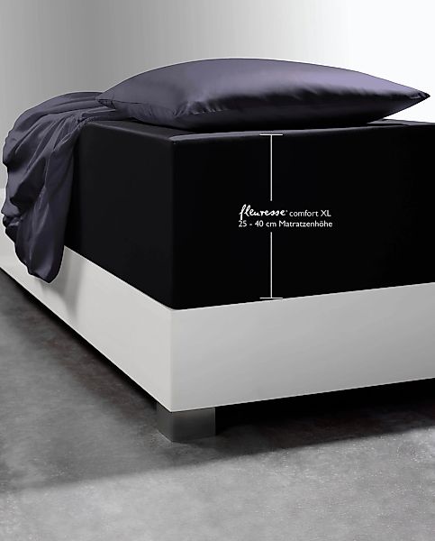 fleuresse Spannbettlaken "Comfort XL" Mako-Jersey, für Matratzen bis 40 cm günstig online kaufen