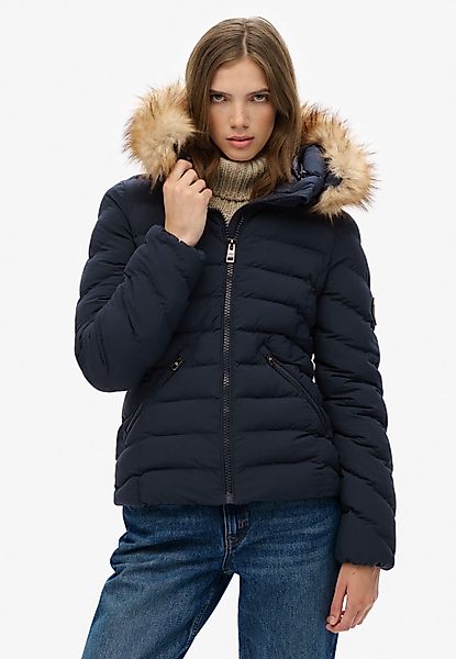 Superdry Steppjacke FUJI FAUX FUR HOOD günstig online kaufen