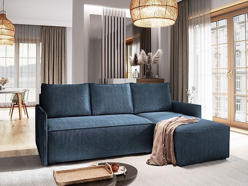 Masseno Ecksofa PERUSI mit Schlaffunktion L-Form, günstig online kaufen