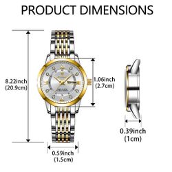 ibettertec Quarzuhr Quarzuhr, Edelstahl Uhr für günstig online kaufen