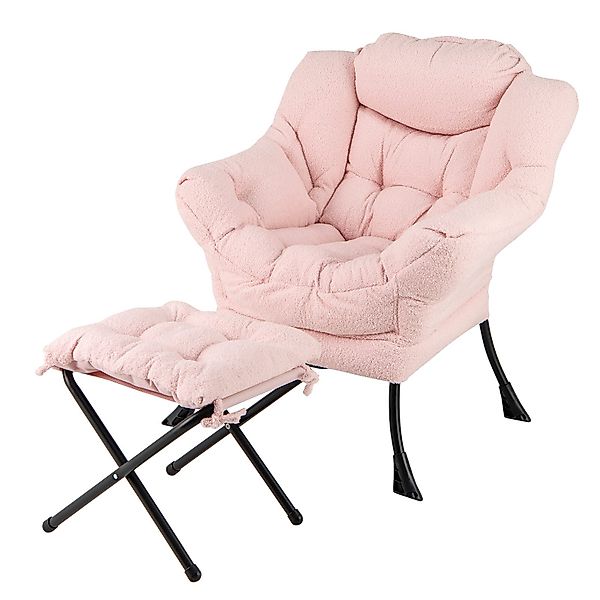 COSTWAY Relaxsessel (2-St), Ohrensessel gepolstert, mit günstig online kaufen