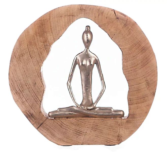 GILDE Dekofigur "Skulptur Health, silber/natur" günstig online kaufen