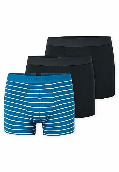 Schiesser Boxer "95/5 Multipacks" 3er Pack, ohne Eingriff, softer Logo-Webg günstig online kaufen