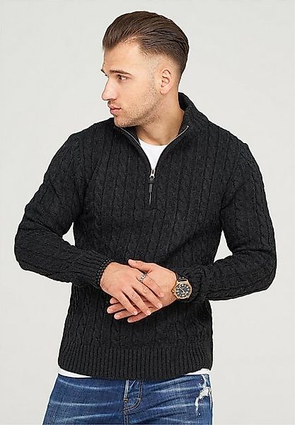 behype Strickpullover CILIAN HENLEY mit gemütlichem Stehkragen günstig online kaufen