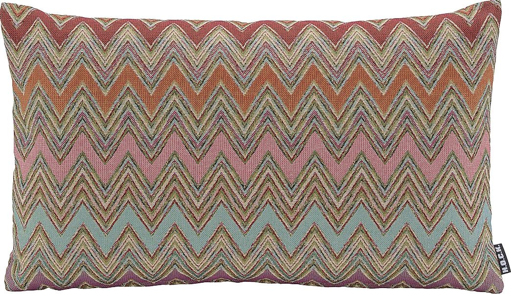 H.O.C.K. Dekokissen "Cahlil" mit Zick-Zack-Muster, Kissenhülle mit Füllung, günstig online kaufen