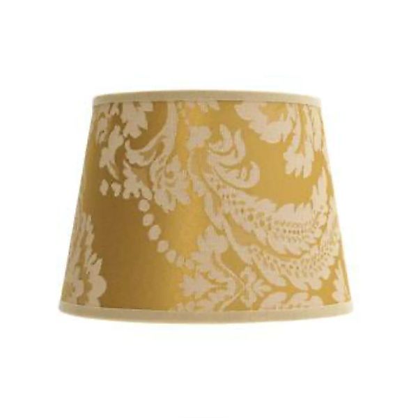 Lampenschirm Gold Barock Design Stoff Tischlampe günstig online kaufen