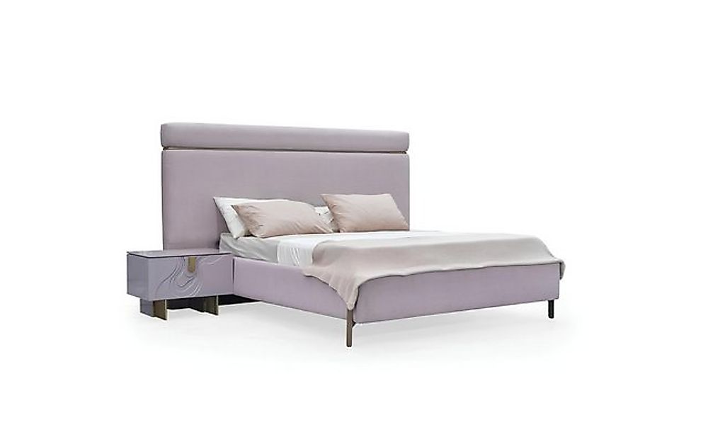 Xlmoebel Bett Doppelbett Schlafzimmermöbel Set in Rosa mit luxuriösem Holzd günstig online kaufen