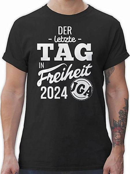 Shirtracer T-Shirt Der letzte Tag in Freiheit JGA Männer günstig online kaufen