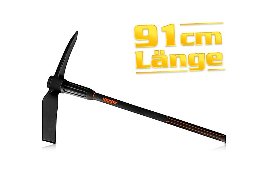 Hecht Gartenhacke Spitzhacke Kreuzhacke 91 cm Länge Fiberglaskern Gummigrif günstig online kaufen