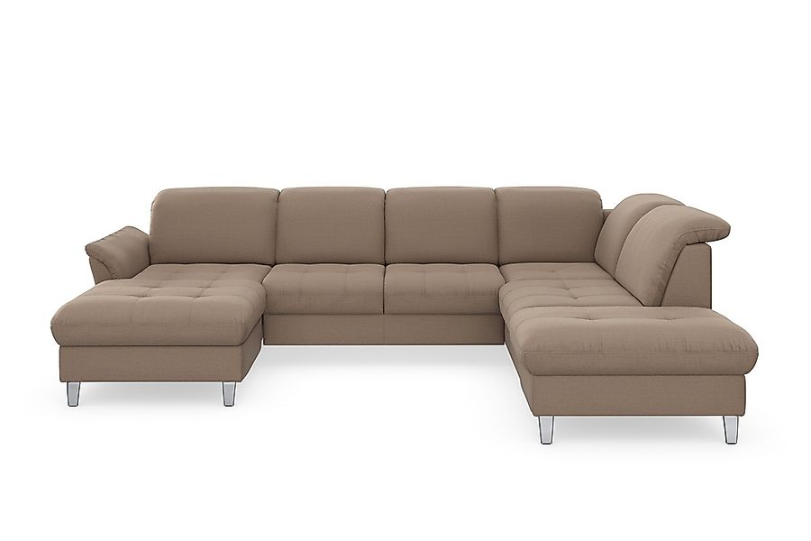 sit&more Wohnlandschaft »Maggiore U-Form« wahlweise mit Kopfteilverstellung günstig online kaufen