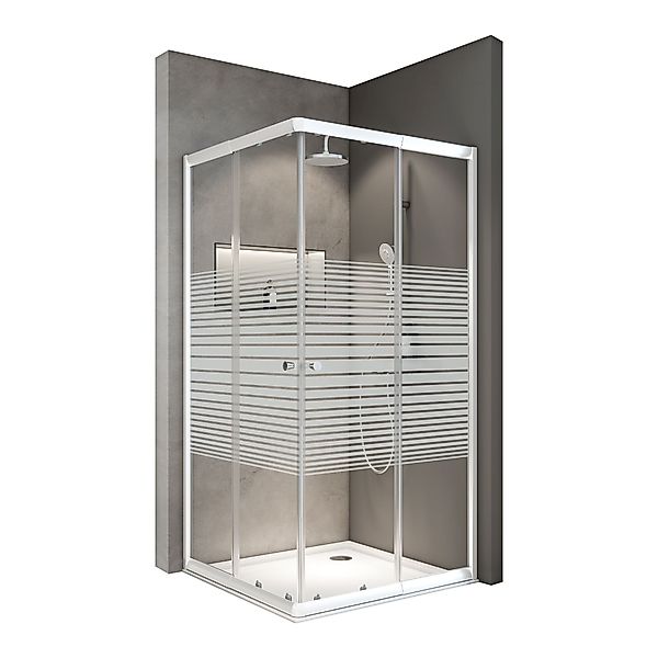 Schulte Eckdusche Sunny, variabler Verstellbereich 75x75 günstig online kaufen