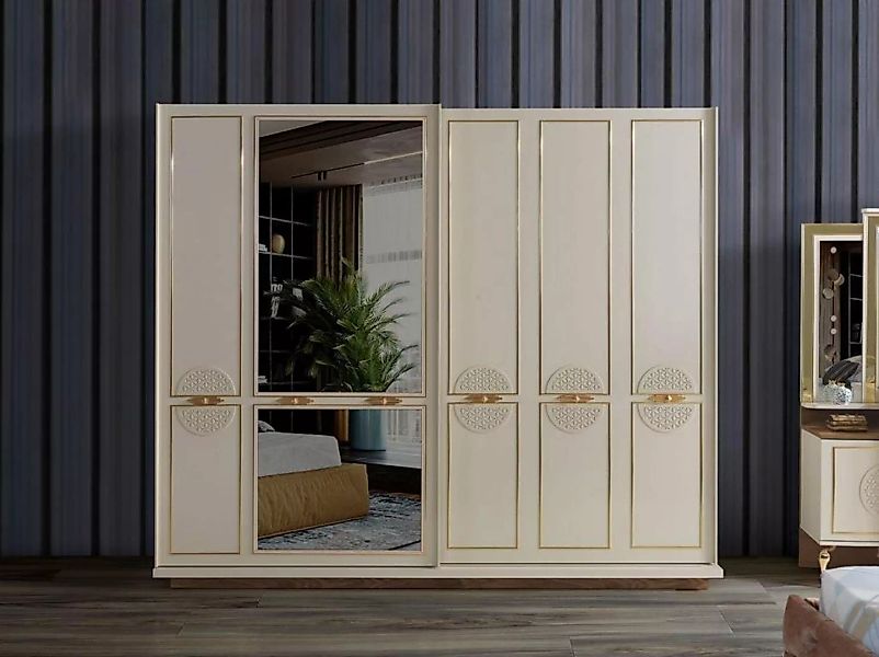 JVmoebel Kleiderschrank Schlafzimmer Kleiderschrank Luxus Holz Modern Desig günstig online kaufen