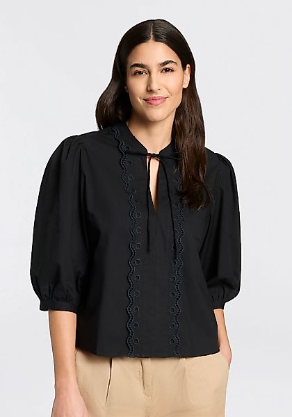 BOSS ORANGE Schlupfbluse "Balet Premium Damenmode" aus Baumwoll-Popeline, B günstig online kaufen