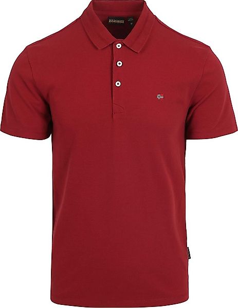 Napapijri Ealis Poloshirt Rot - Größe S günstig online kaufen