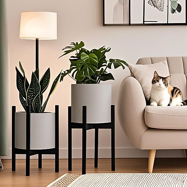 YINDN Blumenständer (2-Stücke 23-37cm Einstellbarer Blumenhalter, günstig online kaufen