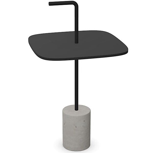lapalma JEY T41 Beistelltisch | Fenix schwarz | viereckige Platte | Betonfu günstig online kaufen