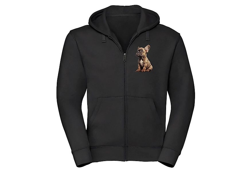 Bullyfriend Kapuzenpullover Bullyfriend Zipper Hoodie mit Französische Bull günstig online kaufen
