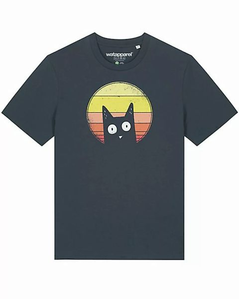 wat? Apparel Print-Shirt Sunset Cat (1-tlg) günstig online kaufen